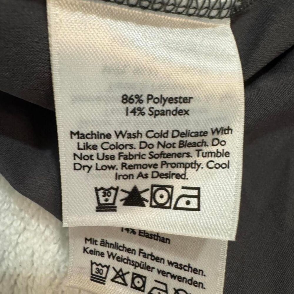Eddie Bauer Grey Dress 2XL Gorpcore Utility Athleisure Zip Pockets Outdoor Tank - Picture 8 of 8